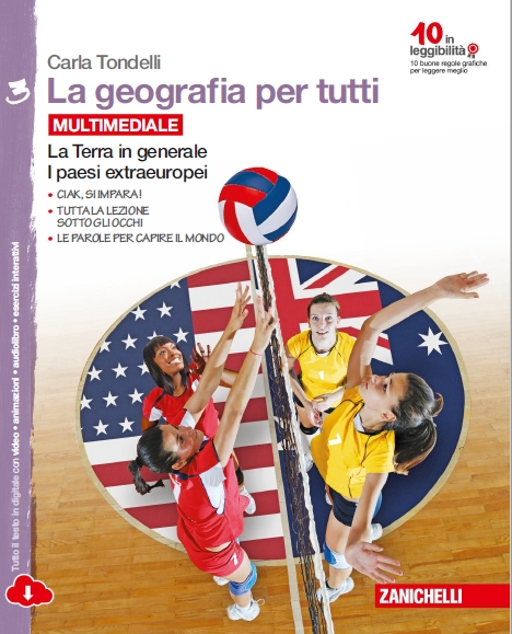 9788808536402 Geografia per tutti vol.3 – Modulo E – La Terra in generale – I paesi extraeuropei Zanichelli