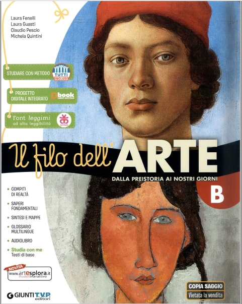 9788809834989 IL FILO DELL’ARTE B – DALLA PREISTORIA AI NOSTRI GIORNI Giunti TVP Editori