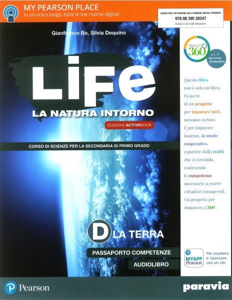 9788839528247 LIFE La Natura intorno – D – La terra Paravia