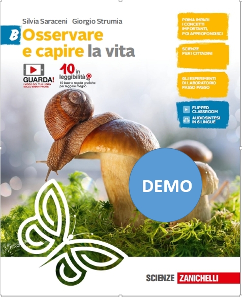 9788808875402 DEMO4 – Osservare e capie la natura B . La vita Zanichelli