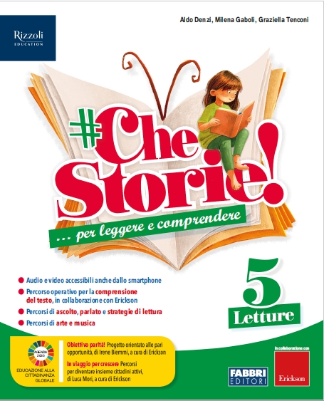 9788891539816 Che Storie 5 Leggere e comprendere Fabbri Scuola