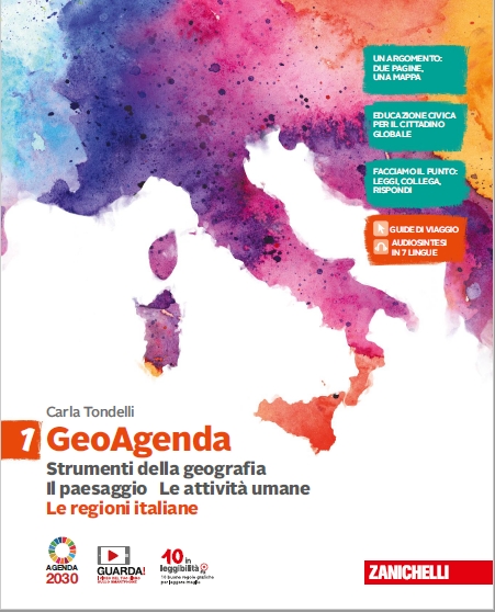 9788808720375 GEOAGENDA – VOL. 1 CON LE REGIONI ITALIANE ZANICHELLI EDITORE