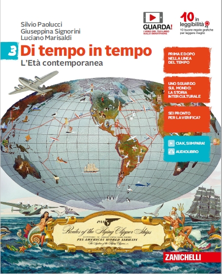 9788808549709 DI TEMPO IN TEMPO VOLUME 3 – L’età contemporanea ZANICHELLI EDITORE