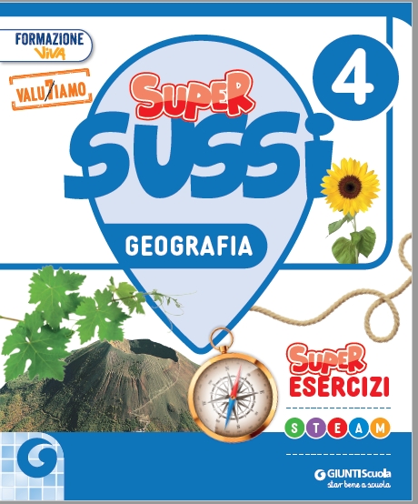 9788809941113 SUPER SUSSI CL. 4 GEOGRAFIA GIUNTI SCUOLA