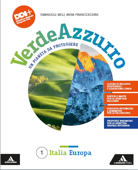 9788824794305 VERDEAZZURRO – VOLUME 1 – Italia ed Europa A. MONDADORI SCUOLA