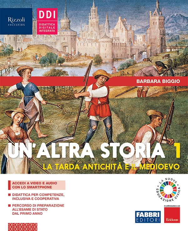 9788891542649 Un’altra storia 1 – La tarda età e il Medioevo Fabbri editori