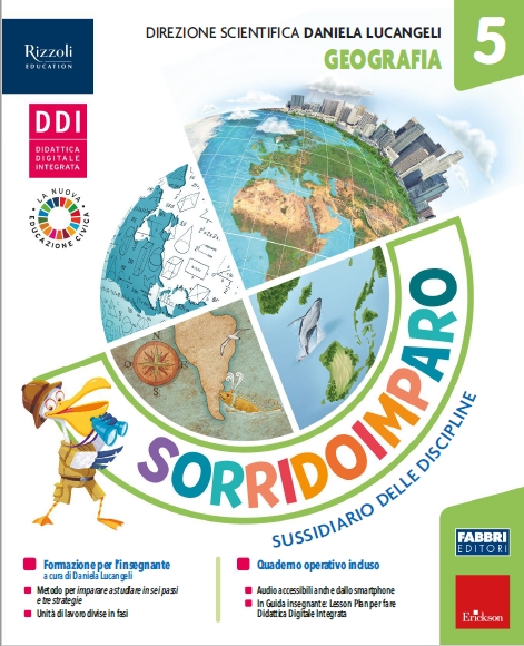 9788891563965 SORRIDOIMPARO 5 SUSSIDIARIO ANTROPOLOGICO  – GEOGRAFIA FABBRI EDITORI