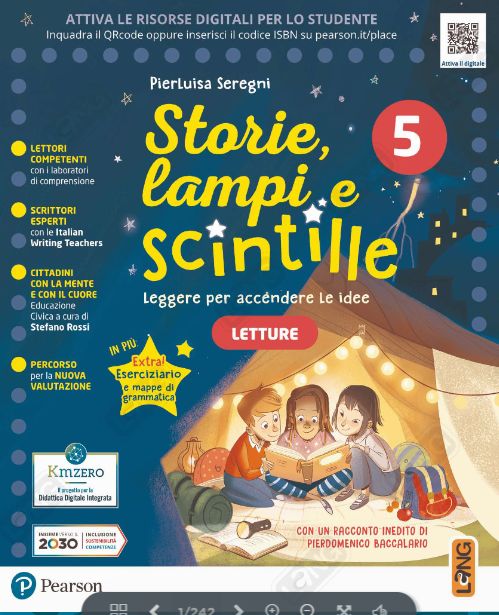 9788861618275 Storie, lampi e scintille – Letture – cl. 5 Pearson