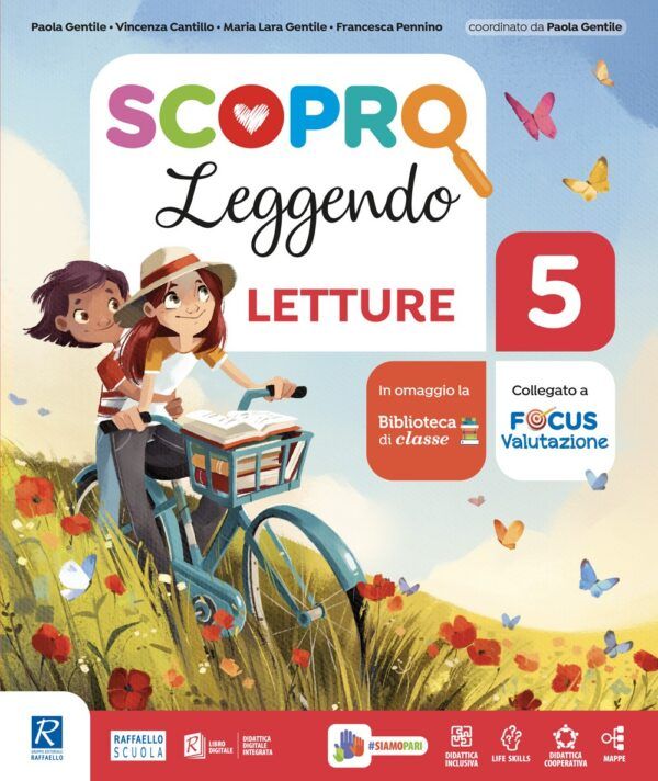 9788847239210 SCOPRO LEGGENDO – 5 – LETTURE Raffaello Scuola